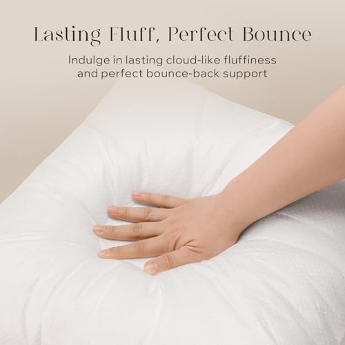 18x18 Inch Throw Pillow Inserts, Hypoallergenic Square Pillow Forms, Pack of 4