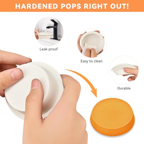 Reusable Silicone Wax Warmer Liners, Non-Stick Wax Melter Trays (2 Pack)