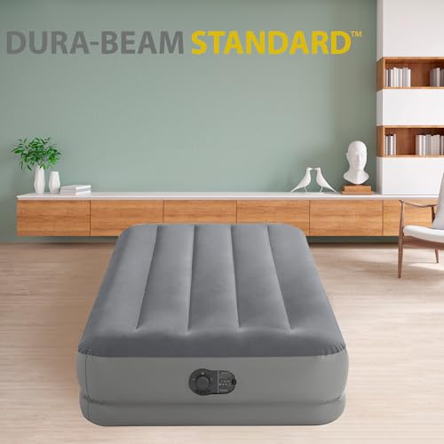 Twin Air Mattress with Built-in USB Pump - 12 Inch Raised Inflatable Bed