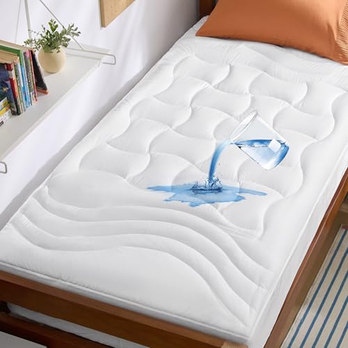 Bedsure Waterproof Twin XL Mattress Protector - Deep Pocket Mattress Pad