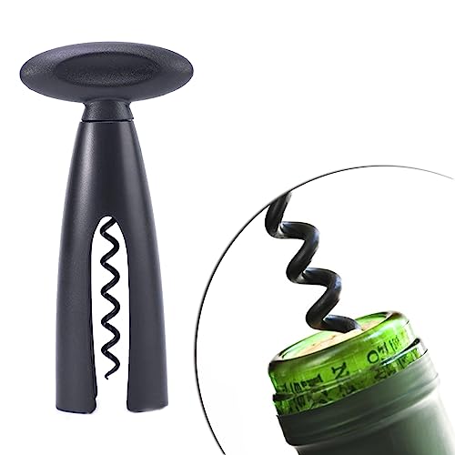 Metal Wing Corkscrew Wine Opener with Bottle & Beer Cap Opening Function