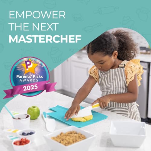 Kids Safe Cooking Knife Set - 3 Piece Toddler Kitchen Tools (Ages 4+)