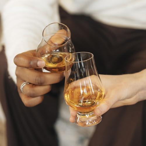 Whisky Tasting Glass Set - Lead-Free Crystal Nosing Glasses, Set of 2