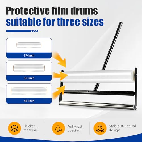 Adjustable Carpet Protection Film Applicator for 24-36 Inch Rolls