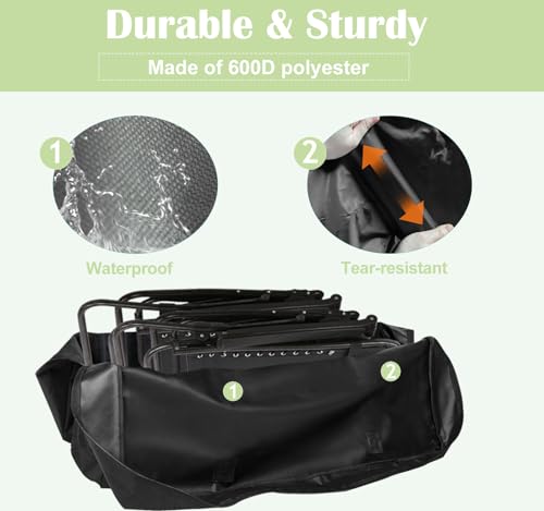 Heavy Duty Folding Table Carrying Bag - Waterproof 600D Storage Case