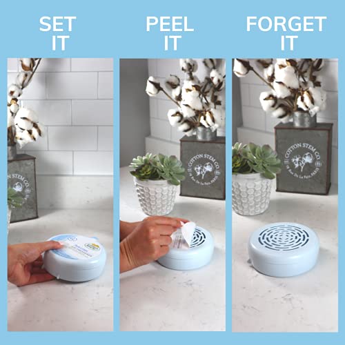 Solid Air Freshener & Odor Eliminator, Pure Linen Scent, 8 oz (3-Pack)