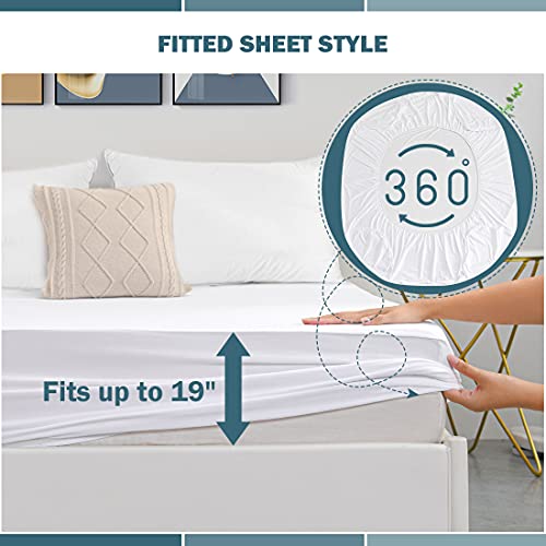 UNILIBRA Twin Waterproof Mattress Protector (2 Pack) - Deep Pocket Cover