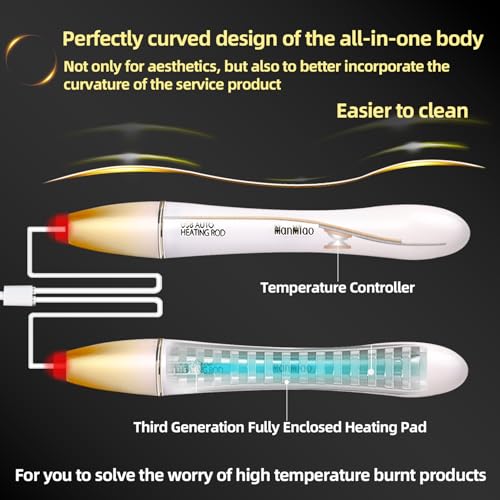 USB Hand Warmer with LED Indicator & Fast Heating, Portable Outdoor Heating Stick