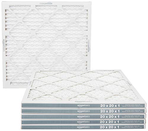 Amazon Basics 20x20x1 Air Filter MERV 11, 6-Pack AC Furnace Filters