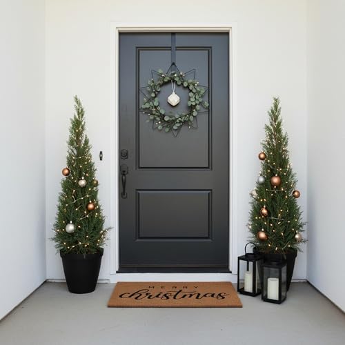 Calloway Mills Classic Christmas Doormat 24x48 Multi Color Coir, Vinyl Backing