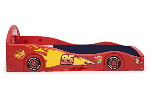 Lightning McQueen Plastic Toddler Bed for Kids