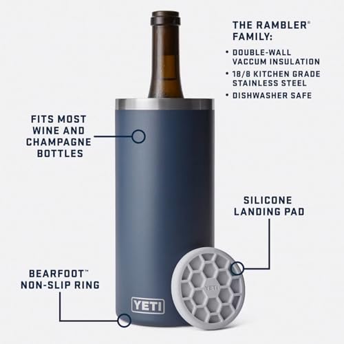 Insulated Stainless Steel Wine Bottle Chiller & Champagne Cooler