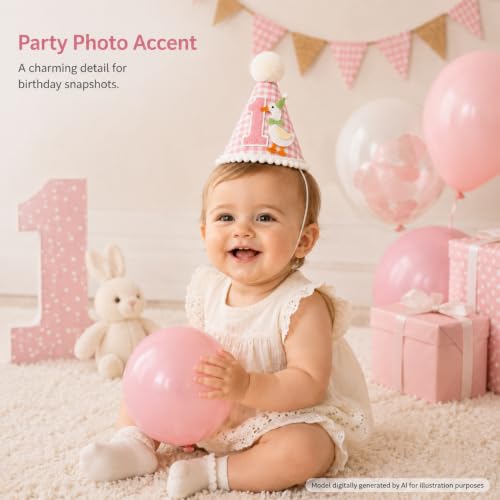 Funny Goose Birthday Hat - 1st Birthday Party Decoration