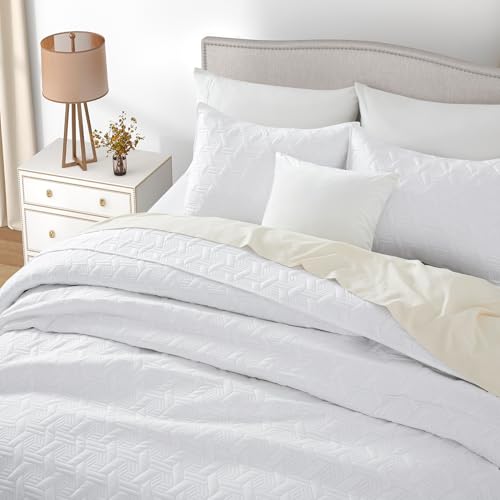 Lavsiry King Size Quilt Bedding Set - 3 Piece Soft Lightweight Coverlet
