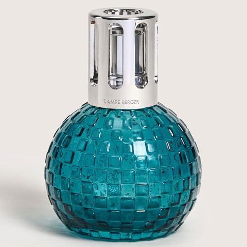 Lacquered Glass Catalytic Lamp Gift Set with Ocean Breeze Fragrance