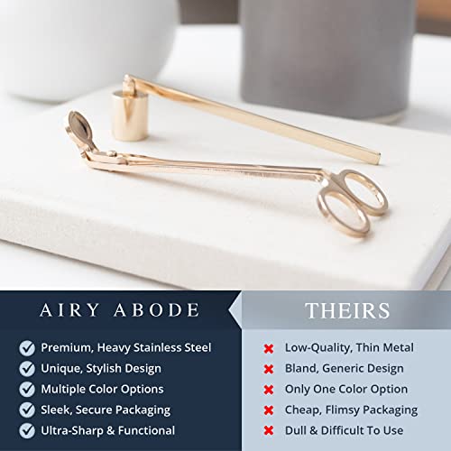 Candle Wick Trimmer and Snuffer Set - 6 Colors Available