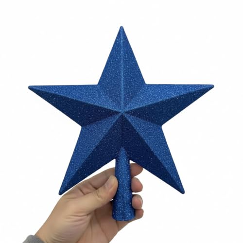 Thenshop Blue Star Christmas Tree Decoration Set - 27 Pcs Holiday Ornaments & Tree Skirt