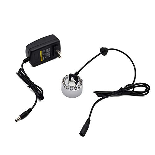 Ultrasonic Mist Maker Fogger with 9 Color LED Lights for Ponds & Fountains