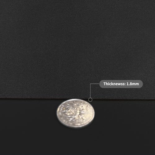 1.8mm Thick Faux Leather Nightstand Cover - 15.75 x 23.6 Inch Table Protector