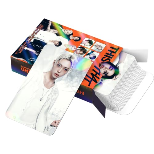 124-Piece Photo Card and Sticker Set for K-Pop Fans