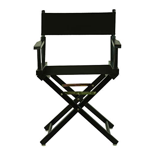 Solid Wood Director's Chair, Foldable Portable Chair - 18-Inch Height