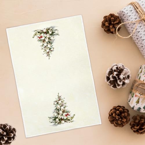 AJIPUX Christmas-5 Funny Christmas Tree Bathroom Hand Towels 16x24 Inches