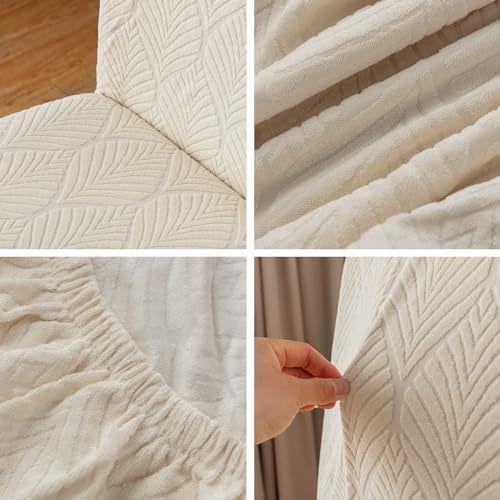 Waterproof Dining Chair Covers Set of 4 - Stretch & Removable