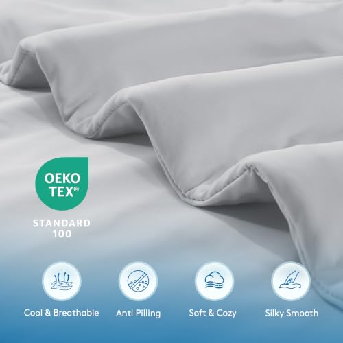 Cooling Comforter King Size - Double-Sided Cold Tech Summer Blanket