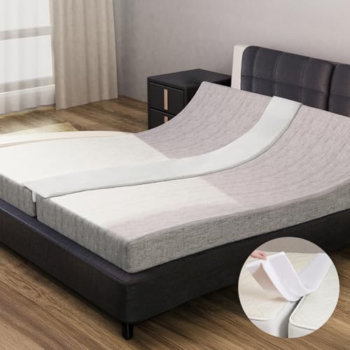 Bed Bridge Twin to King Mattress Gap Filler - 75"x10" High Density Foam Wedge