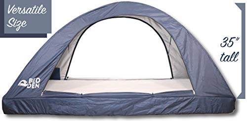 Foldable Privacy Bed Tent for Twin XL - Pop-Up Dorm Room Sleep Canopy