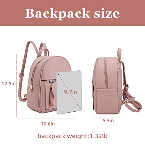 Montana West Girls Backpack Purse Gifts for Kids Anti Theft Backpack with Secured Zipper & Tassel