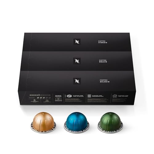 Nespresso Vertuo Variety Pack Coffee Pods, Medium and Dark Roast, 30 Count