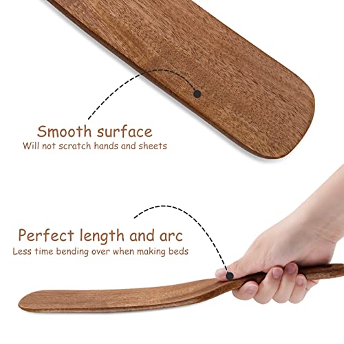 Teak Wood Bed Sheet Tucker & Mattress Lifter Tool