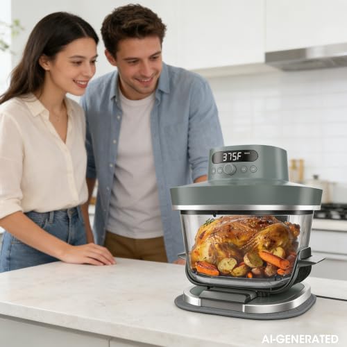 Heat Resistant Silicone Countertop Protector Mat for Glass Air Fryer