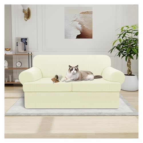Waterproof Loveseat Cover Set - Stylish Slipcovers for 2-Seater Sofa