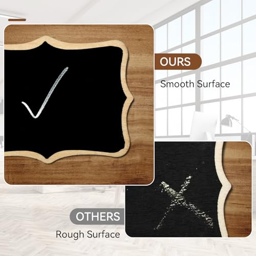 30-Pack Mini Chalkboard Signs with Stands - Reusable Food Labels for Parties