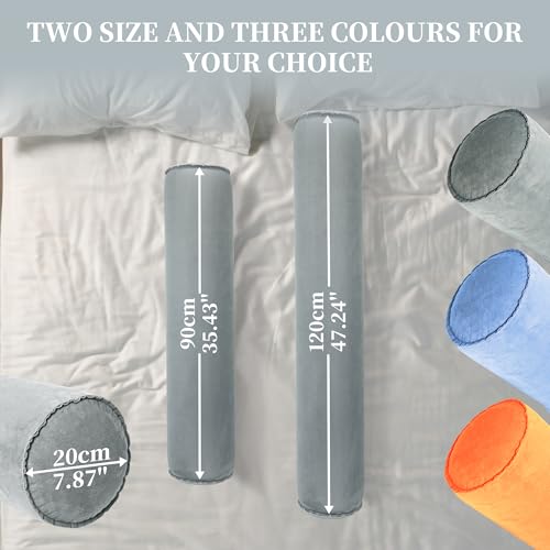 Inflatable Body Pillow for Neck and Back Support - Grey