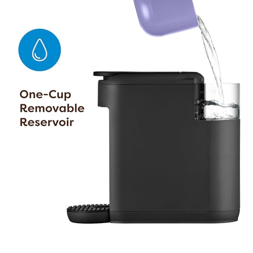 Compact Single Serve Pod Coffee Maker - 12 oz Brew Capacity, Black