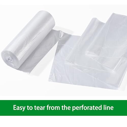40-45 Gallon Clear Trash Can Liners - 40" x 48" High Density Bags (250 Count)