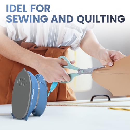 BEAUTURAL Mini Travel Steam Iron for Clothes with Dual Voltage
