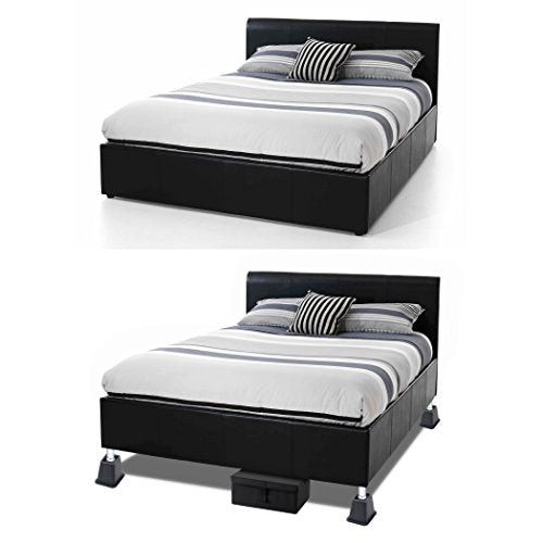 Heavy Duty Stackable Bed & Furniture Risers, 5 to 6 Inch - 4 Pack