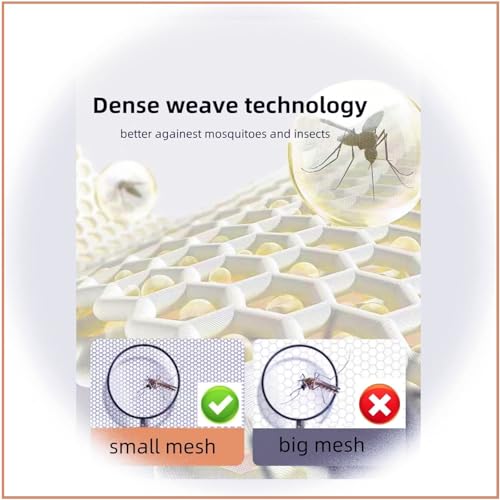 King Size Portable Mosquito Net Canopy for Bed & Patio - 79 x 79 Inch