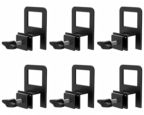 Adjustable Anti-Slip Mattress Slide Stoppers for Metal Bed Frames - 6 Pack