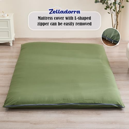 Soft Zippered Futon Mattress Cover - Easy to Clean & Comfortable