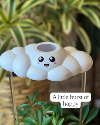 Dripping Rain Cloud Plant Waterer - Decorative Slow Drip Houseplant Accessory