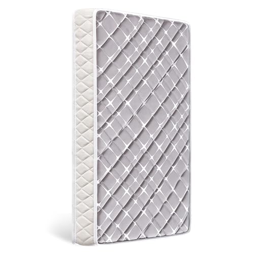 Hypoallergenic Baby Crib & Toddler Mattress - 52" x 27.6" x 5" Breathable Foam