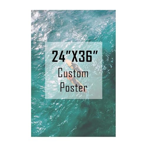 Custom Canvas Poster 24x36 - Personalized Photo to Print Wall Art