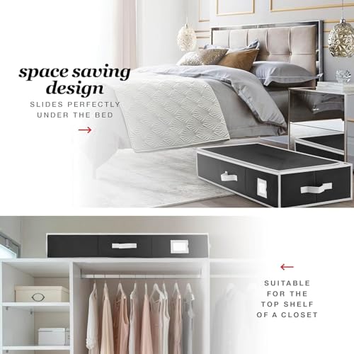 Wrapping Paper Storage Organizer Holder for 27 Rolls Black
