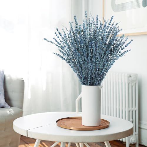 16-Inch Preserved Dried Lavender Flower Bundles, 100g Blue Bouquet