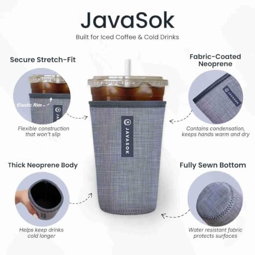 Sok It JavaSok Insulated Neoprene Cup Sleeve - Medium 22-28oz